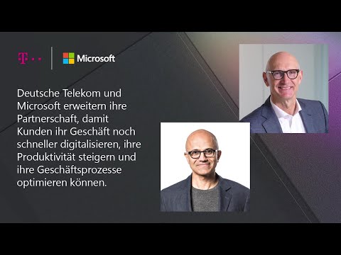 Telekom und Microsoft sind Partner