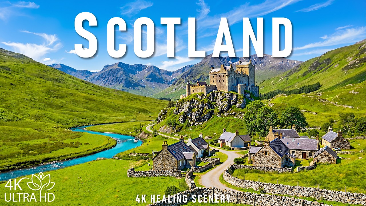Шотландия 4K | Захватывающие дух высокогорья, величественные замки и неподвластные времени пейзажи