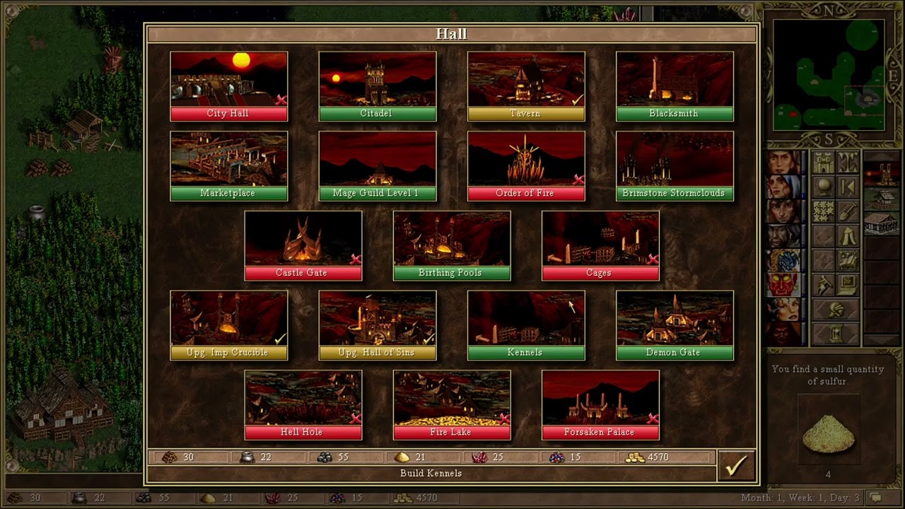 Heroes 3 Campaign Dungeons and Devils, Low Turn Count Run