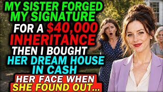 My Sister Forged My Signature to Steal $40,000 — I Bought Her Dream House in Cash