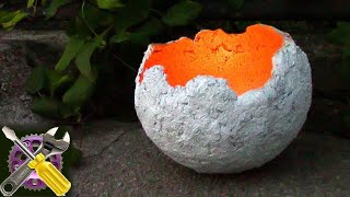 Making Concrete Dragon Eggs