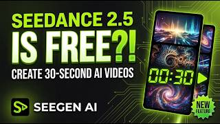 Seedance 2.5 Is FREE! Create 30-Second AI Videos With SeeGen AI