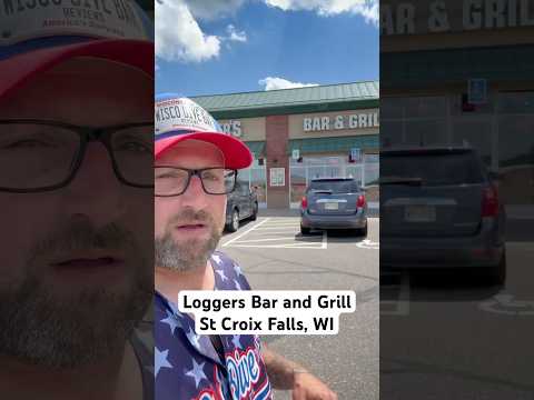 Loggers Bar and Grill in St Croix Falls, WI #vlog #travel #wisconsin #food #wiscodivebars
