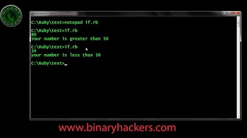 Ruby Programming Part 13 (If Else Statement)