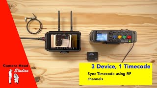 Sync Timecode using RF Channels | Ninja V - Ultra Sync - Zoom F4