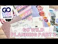 Go wild plan with me part 2  go wild 2024 planner  live love posh dutch door spread