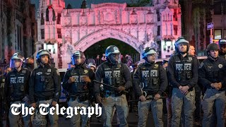 video: New York mayor responds to Columbia University chaos - watch live