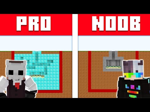 PRO vs NOOB GÜVENLİKLİ END PORTALI YAPI KAPIŞMASI! - #LFLN