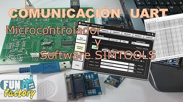 Comunicación UART Microcontrolador-PC utilizando software comercial (simtools)