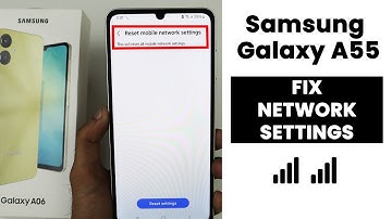 (Working) Samsung A35/A55 5g: Fix Mobile Data And Wifi Issues - Solve Network Problem