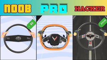 Steering Wheel Evolution | NOOB VS PRO VS HACKER