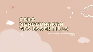 Tutorial Tracking dan Waypoint GPS Essentials