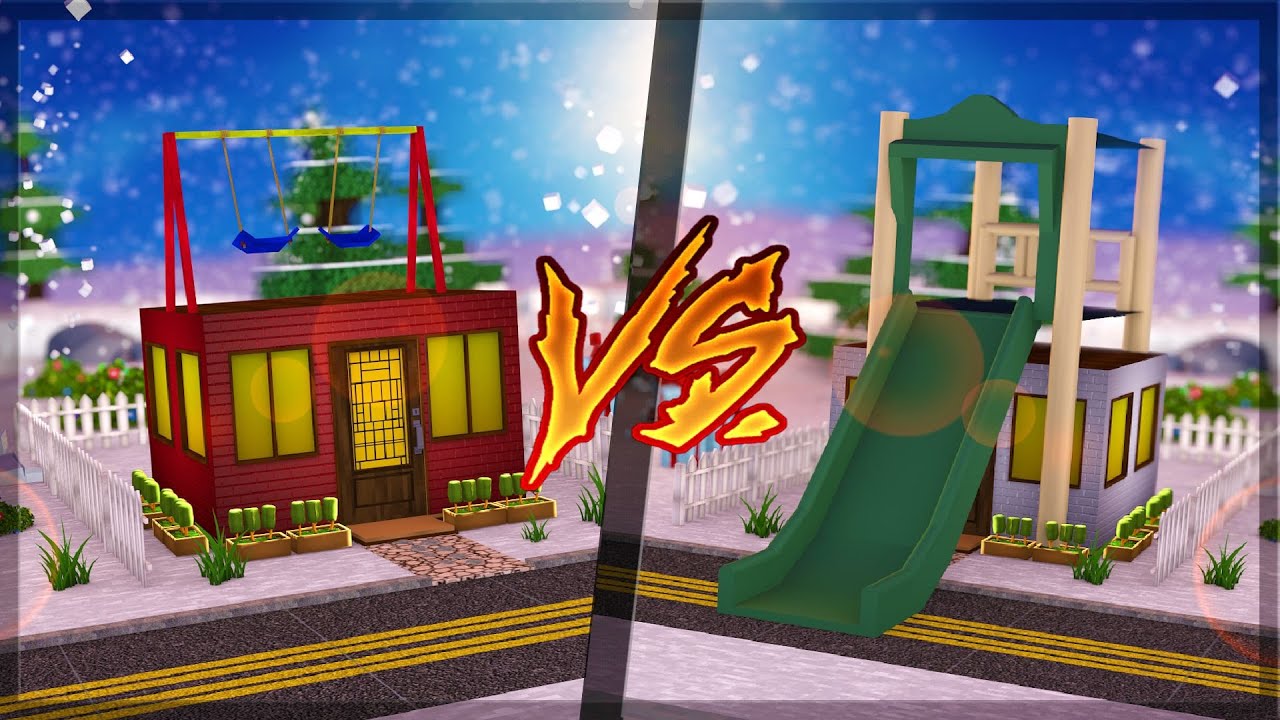 CASA DE ESCORREGADOR VS CASA DE BALANÇO no MINECRAFT