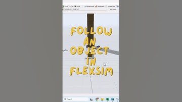 How to Follow an Object in FlexSim ?