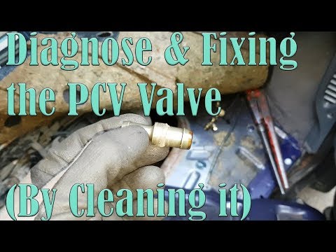 Diagnose clean and fix PCV valve on Toyota minivan