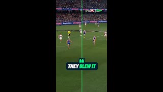 "THEY BLEW IT" - DOGS MISS OPEN GOAL #AFL