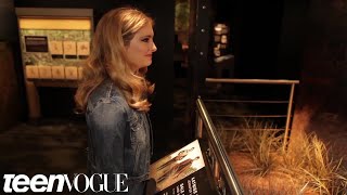 Celebrity Watch Willow Shields Play Tour Guide at the Insane New Hunger Games Exhibit in NYC Wealth