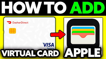 How To Add Dasher Direct Virtual Card to Apple Pay (2025)