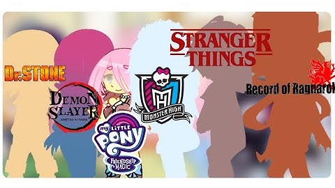 Fandoms react to Fluttershy!! || 2x speed ||