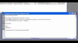 Sending Email From a Database - Part 2