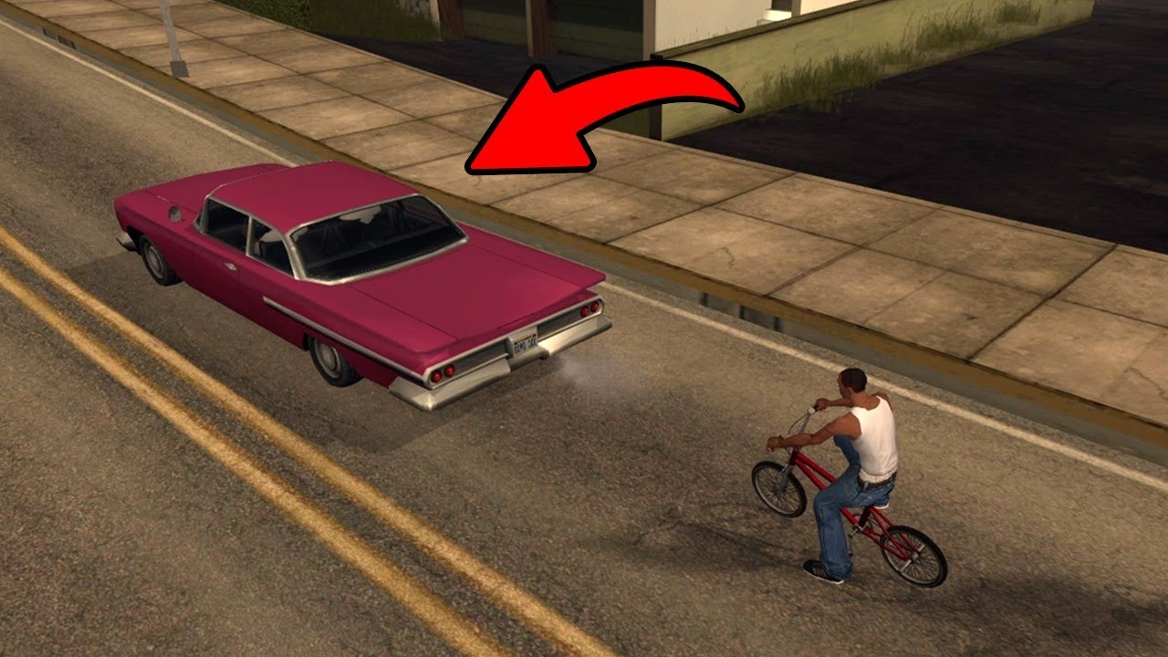 Никогда не следуйте за Балласом в первой миссии GTA San Andreas! (Пасхальное яйцо)