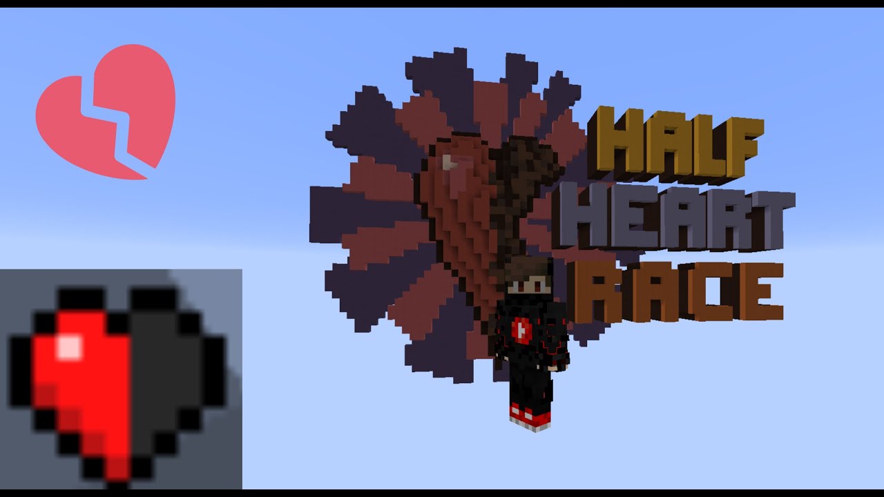 SURVIVRE AVEC UN DEMI CŒUR?! map mc - YouTube