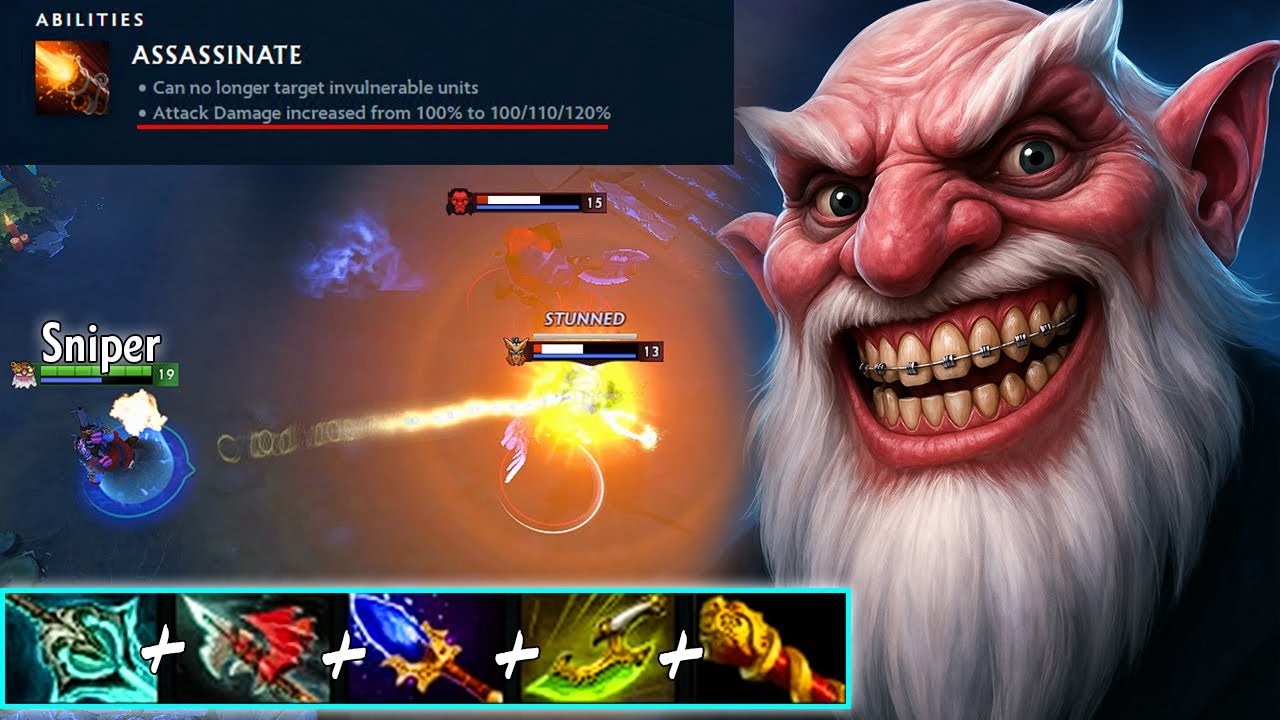 Снайпер-мид-керри вернулся! 😱 34 убийства – патч 7.40 | Dota 2