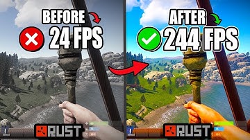 🔧RUST: BEST SETTINGS TO BOOST FPS AND FIX FPS DROPS / STUTTER 🔥| Low-End PC 2024✔️