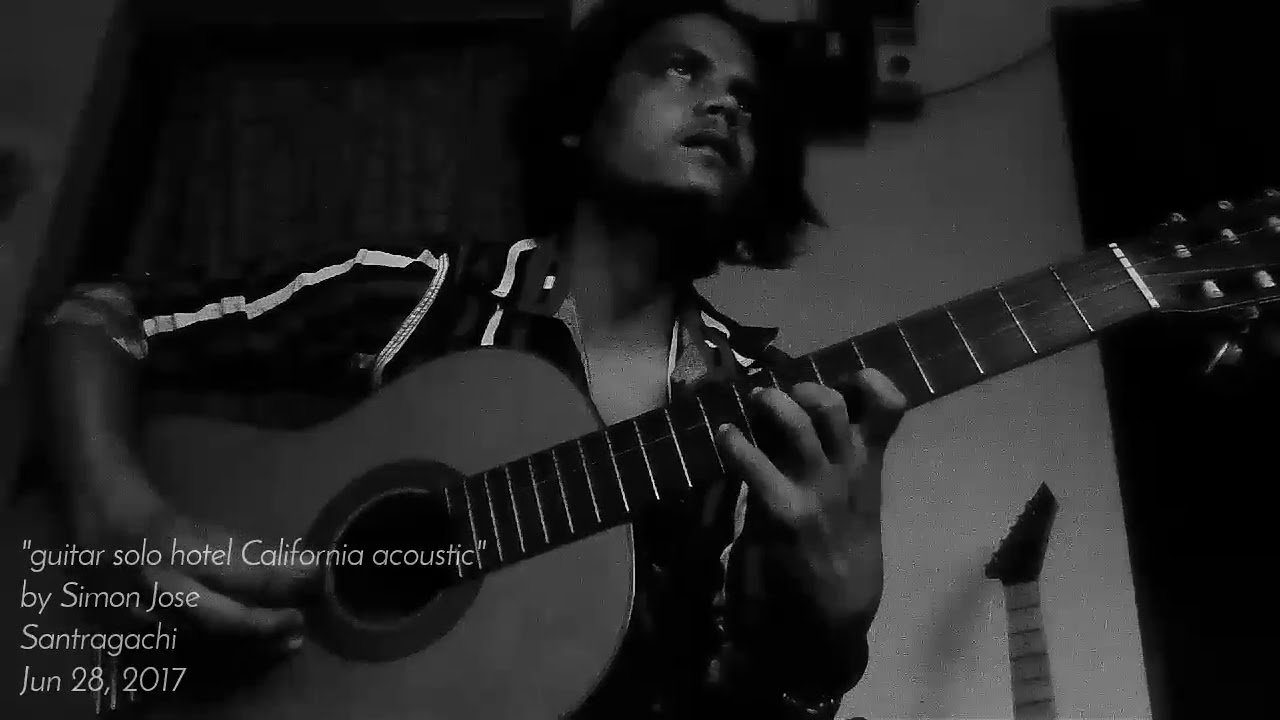 Hotel California acoustic guitar solo - YouTube