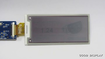2.9 inch new colorful e-paper display, black, white and red e-ink screen module from Good Display