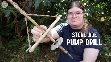 Primitive Technology - Making a Stone Age Pump Drill