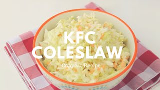 KFC Coleslaw Copycat Recipe | Crunchy Creamy Sweet