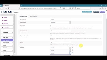 Neron 30 configuration video---Extension, queue, IVR