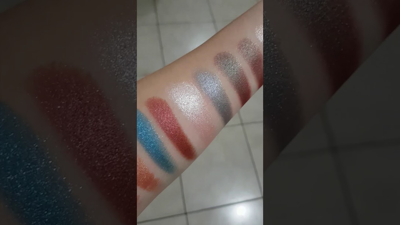 bhcosmetics//Desert Oasis palette//Swatches
