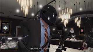 GTA 5 - The Jewel Store Job Heist Mission | Loud Approach