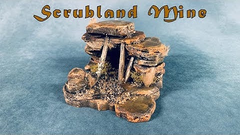 Scrubland Mine Arid Xeric Wasteland Terrain for Dungeons and Dragons and Tabletop RPGs