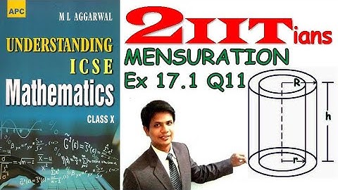 MENSURATION Exercise 17.1 Q11 Class X ICSE | IIT JEE | The barrel of a fountain pen, cylindrical