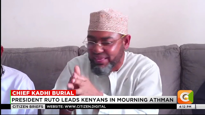 President Ruto leads kenyans in mourning Athman