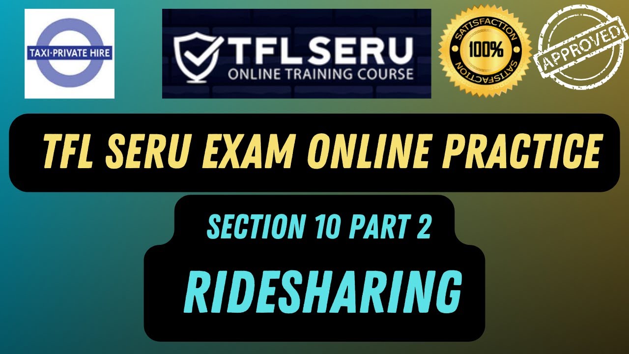 TFL SERU Test: Section 10 Part 2 - Free TfL SERU Practice Questions | tfl seru exam