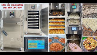 Hướng dẫn sử dụng máy sấy nhiệt TSC 150 màn hình cảm ứng hiện đại