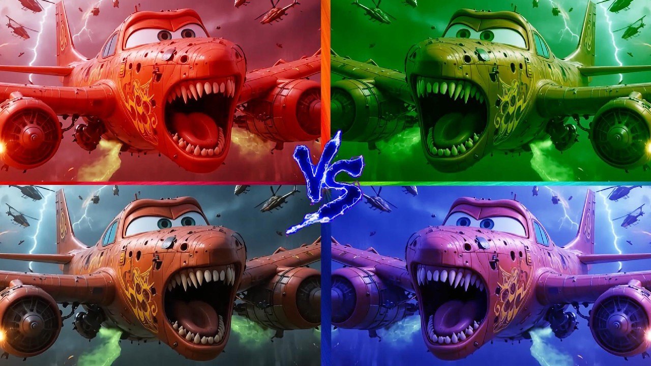 ✈️🔥😂MCQUEEN INFECTED SKY🎶 Coffin Dance Song