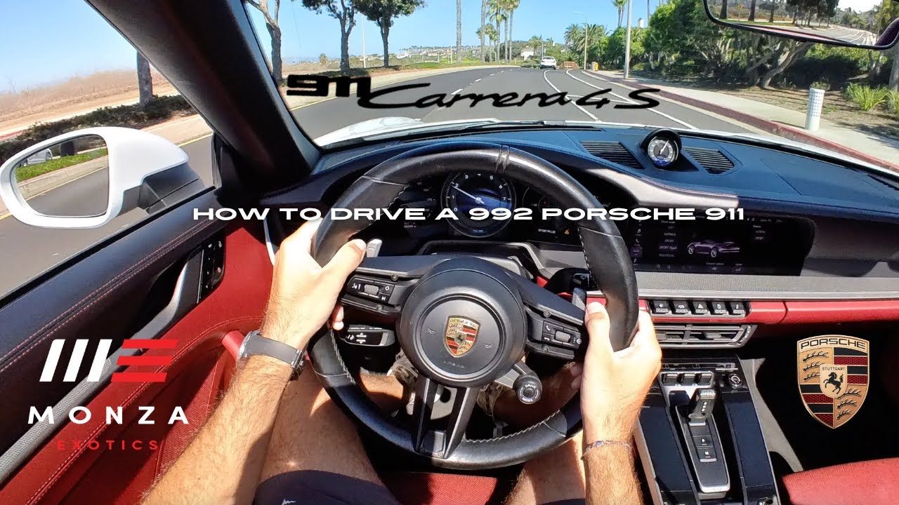How to Drive a Porsche 911 Carrera 4S Cabriolet - YouTube