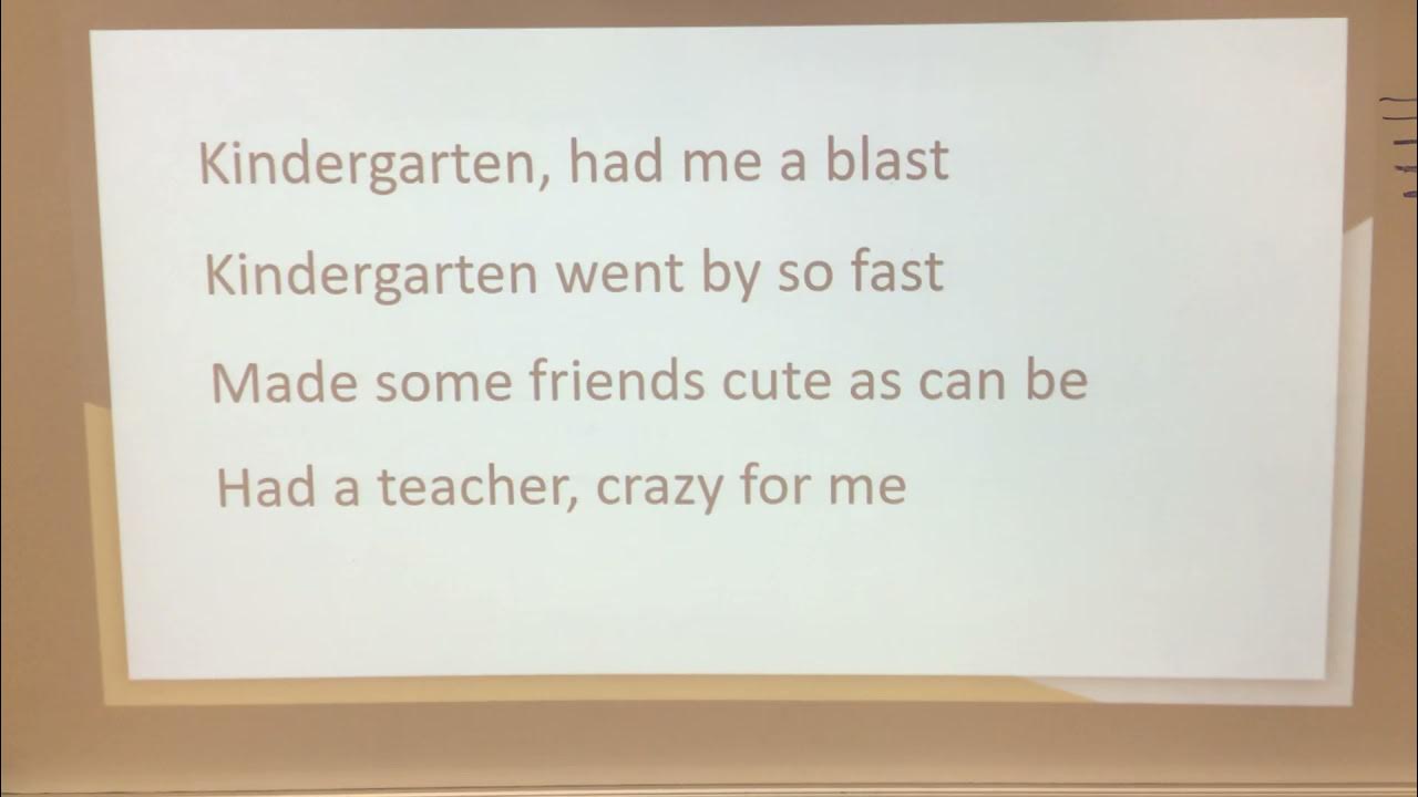 Kindergarten Summertime Grease YouTube