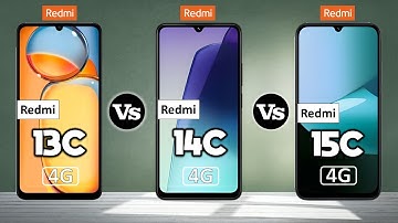 Redmi 15C 4G Vs Redmi 14C 4G Vs Redmi 13C 4G - Full Comparison ⚡