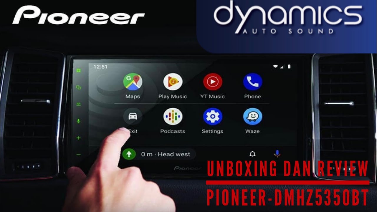 UNBOXING DAN REVIEW PIONEER DMHZ5350BT YouTube
