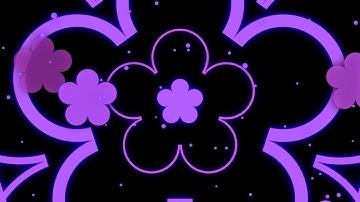 4K 1 Hour Neon Purple Flower Tunnel Galaxy Loop Background Video Screen Screensaver Color Aesthetic