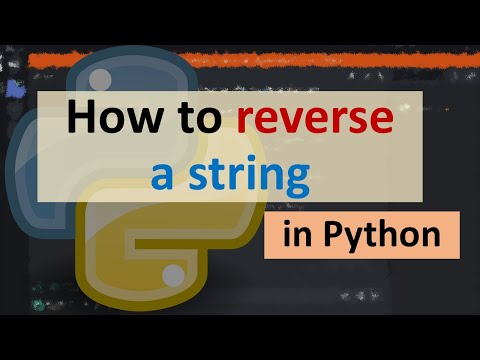 How to reverse a string in Python