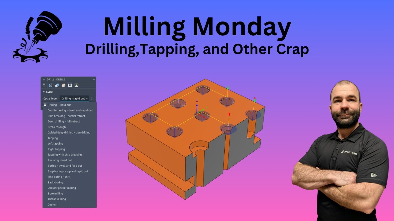 Milling Monday: Drills, Taps, and Other Round Hole Crap