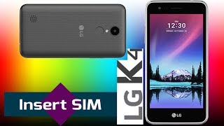 LG K4 2017 How to insert SIM card / memory card Resimi