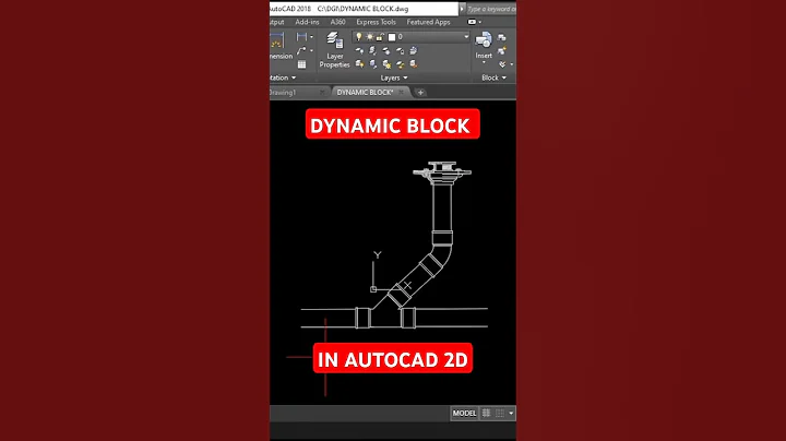 DYNAMIC BLOCK IN AUTOCAD #shorts #autocad #dynamicblock #autocadtutorial #autocadforbeginners